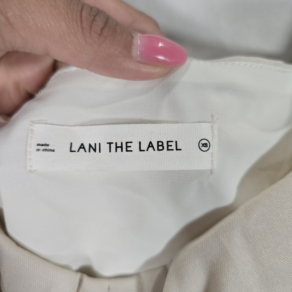 Lani The Label Michelle Bodysuit Puff Sleeve Sweatheart‎ Neck Cut out Size Xs... - Picture 8 of 10